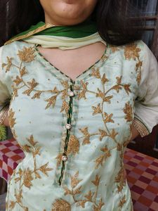 Elegant Embroidered Suit Set