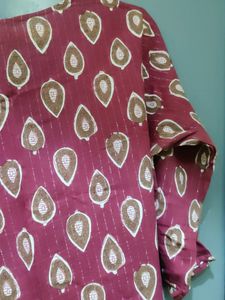Zari Linning Cotton Kurta And Duptta