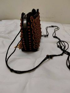 Handcrafted Coconut Shell Sling Bag