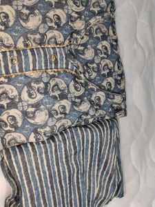 Floral Print Kurta