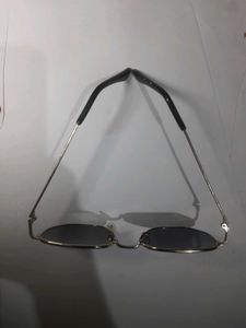 Stylish Silver Hexagon Sunglasses