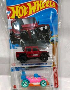 Hot Wheels Land Rover & Race Car