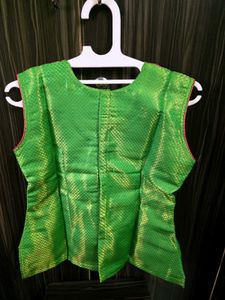 Pattu pavadai set for girls