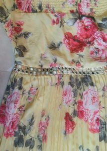 Floral Print Maxi  Dress