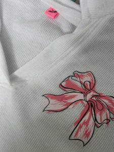 Cute Girls White Polo Shirt