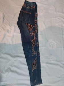Leopard Print Woolen Jegging
