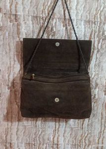 Vintage Suede Shoulder Bag