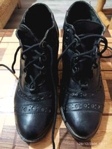 Authentic Leather Imported Boots In Mint Condition