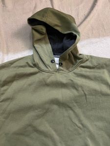 Olive Green Pullover Hoodie – M Size