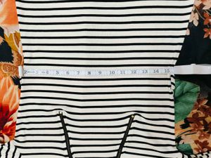 Women&#39;s Long Sleeve Striped Boat Neck Dress