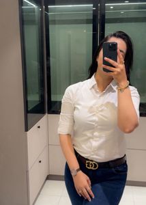 White Collared Shirt