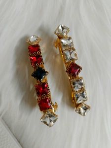 Premium Kundan Hair Clip