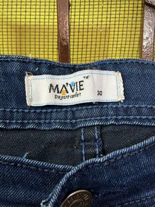 Mavie Blue Slim Fit Denim Jeans