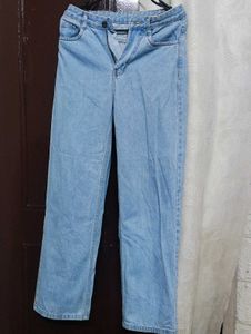 Light Wash Wide Leg Jeans 28
