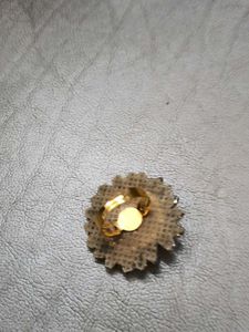 handmade kundan ring