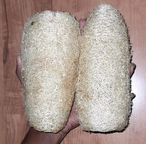 Pack Of 2 Natural Loofah