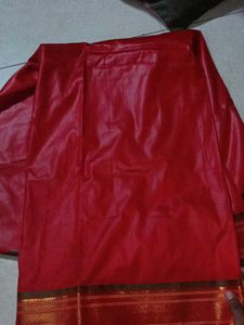 Red Shimmer Fabric