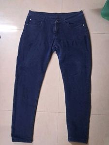 Dark Blue Denim Jeans