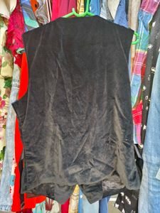 Vintage Velvet Vest Size Small Unisex