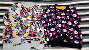 Cute Kids&#39; Sweatshirts - Set of 2