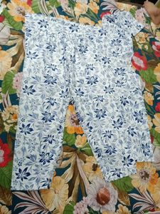 Floral Print Pure Cotton Night Set