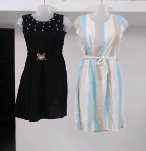 Polka Dot &amp; Embroidered Dress Bundle