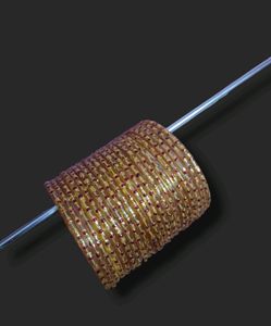 Golden Kaanch Glass Chudhi