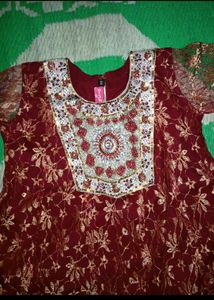 Netted Churidar For Girls