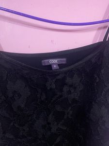 CODE Black Lace Cami Top - Size 10
