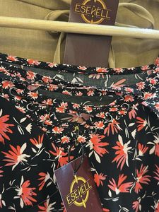 Floral Cold Shoulder Top