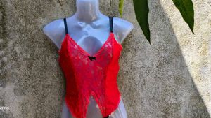 892 SEXY RED CORSET