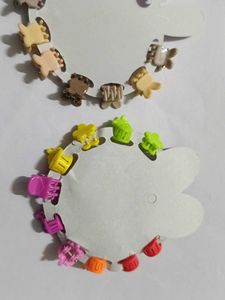 20 Cute Little Hair Clip Combo Of 2