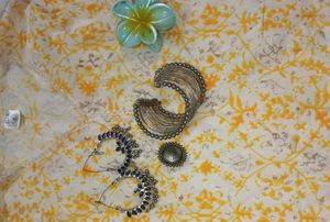 Yellow Floral Print Kurti