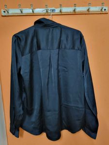 Black Georgette Shirt by Allen Solly