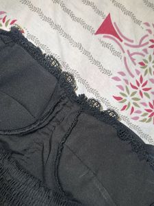Corset Shoulder Straps Crop Top