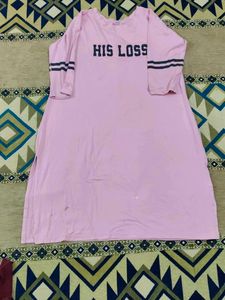 Patterned T-Shirt Dress