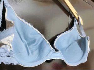 Brown &amp; Grey Printed Padded Bra For 34 Bust