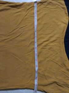 Mustard Yellow Casual Tshirt