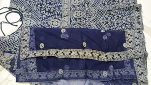 Royal Blue Gorgeous Up Down Sharara Set