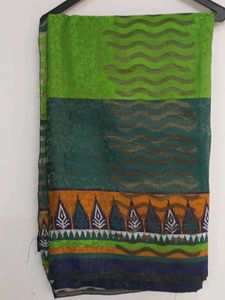 Green Colour Saree