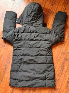 Black Puffer Jacket with Hood