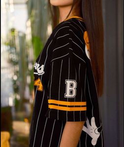 Bonkers Corner Black Mickey Mouse Printed Tshirt
