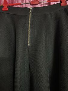 Black Tulle Midi Skirt
