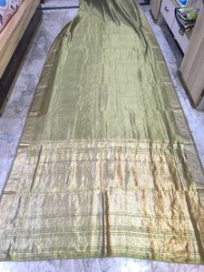 Green &amp; Gold Saree