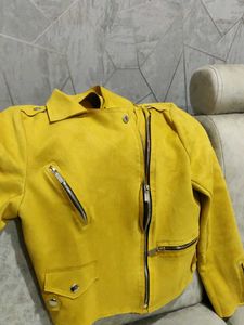 Crop Mustard Jacket