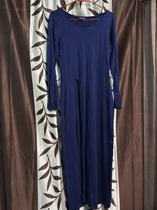 Navy Blue Long Sleeve Top