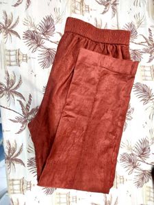 Rust colored lounge pants