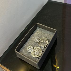 Combo Of Two Silver Earnings
