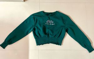 Green Winter wear Top