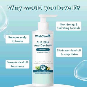 WishCare AHA BHA Anti-Dandruff Shampoo